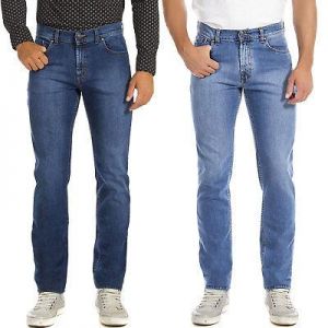 Double Y ביגוד ונעליים  Carrera Men's stretch jeans regular fit 700-921S stretch denim trousers