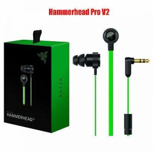 Double Y מוצרי אלקטרוניקה וגיימינג    Razer Hammerhead Pro V2 In-Ear PC Music Game Headset headphone earphone with Mic