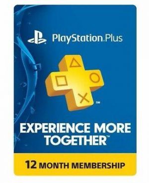 Double Y מוצרי אלקטרוניקה וגיימינג    Sony PlayStation PS Plus 12-Month / 1 Year Membership Subscription